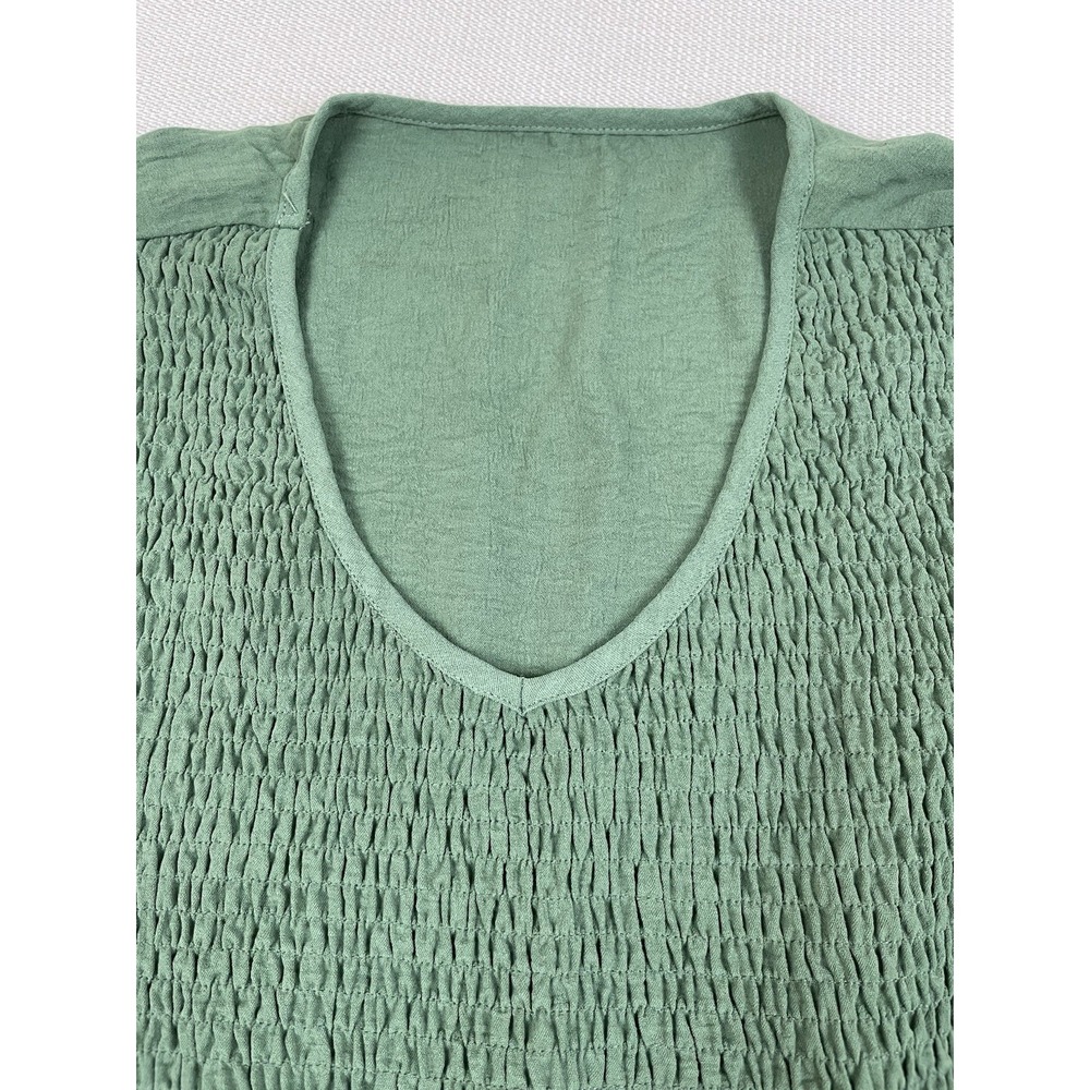 S. Deer Tierd Women's Green Midi Dress Lined Stretch Size XL - Picture 10 of 11
